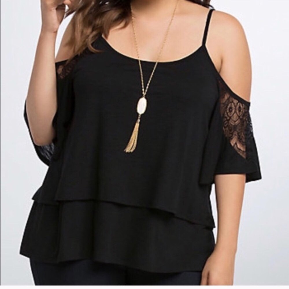 5/$20 Torrid Lace Off Shoulder w/ Strap